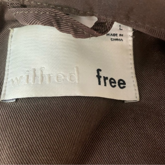 Aritzia Wilfred Free Anorak Style 100% Lyocell Hooded Coat L - Picture 3 of 10